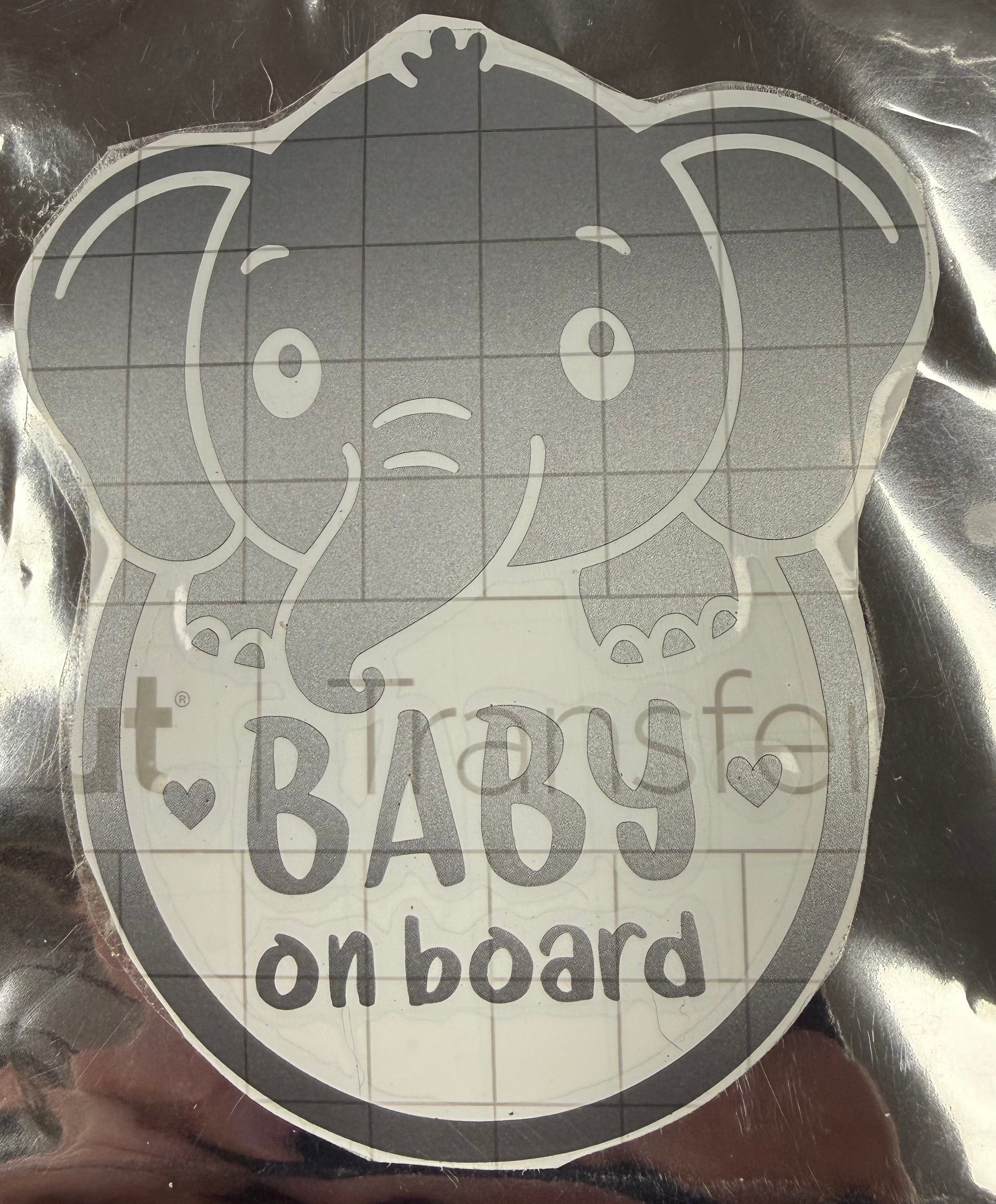 Elephant w/ Mow Hawk Baby on Board