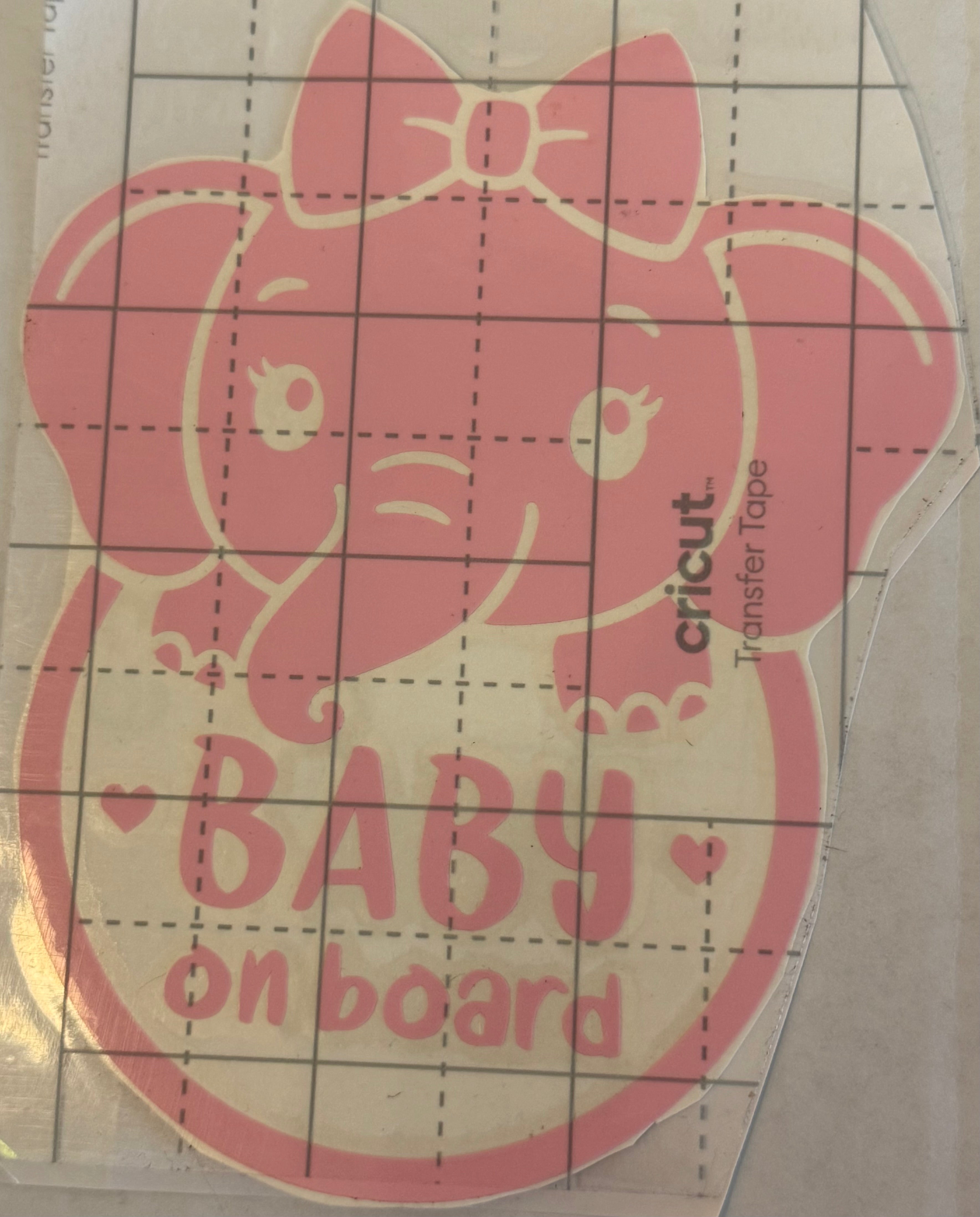 Elephant w/ Bow Baby on Board