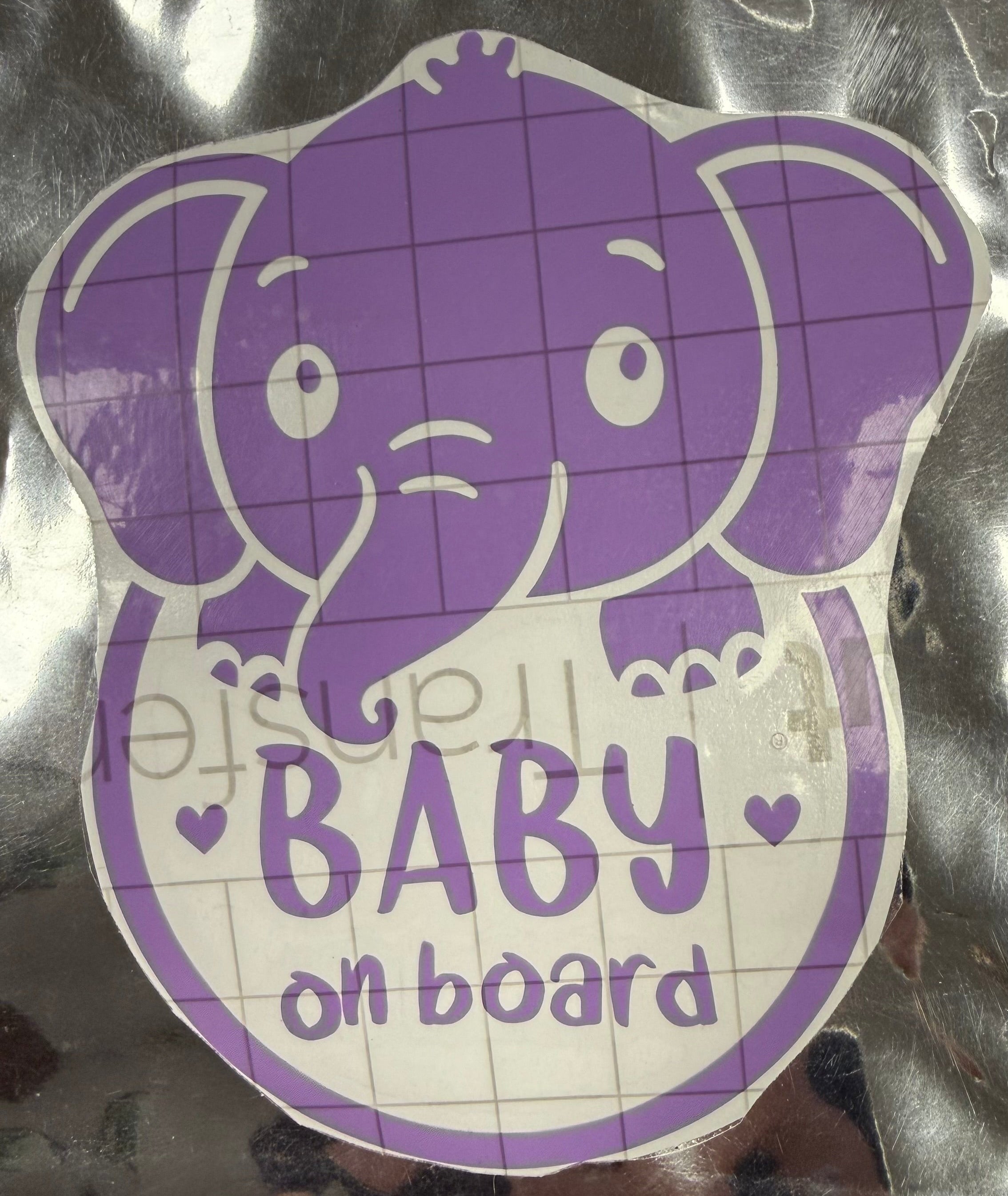 Elephant w/ Mow Hawk Baby on Board